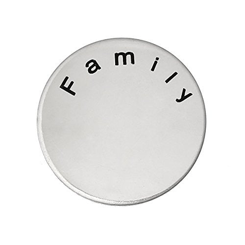 Floating Charms for Glass Living Memory Locket Pendant and Stainless Steel Back Plate (''Family'' Back Plate) - Sexy Sparkles Fashion Jewelry