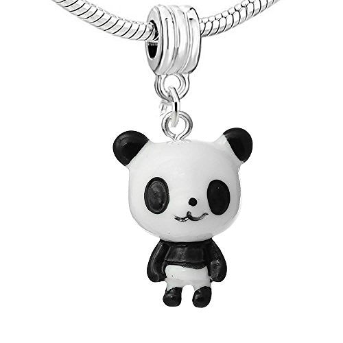 Standing up Panda Bear Resin Charm Bead Compatible for Most European Snake Chain Bracelet - Sexy Sparkles Fashion Jewelry