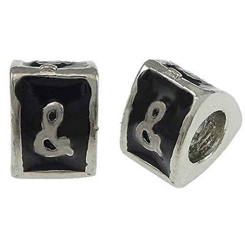 Triangle Letter & Charm Bead Compatible with European snake charm bracelets - Sexy Sparkles Fashion Jewelry - 1