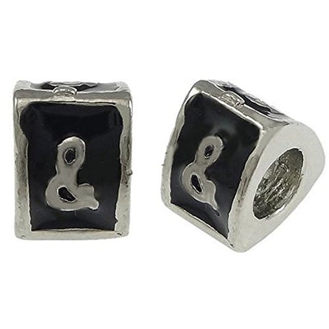 Triangle Letter & Charm Bead Compatible with European snake charm bracelets - Sexy Sparkles Fashion Jewelry - 1
