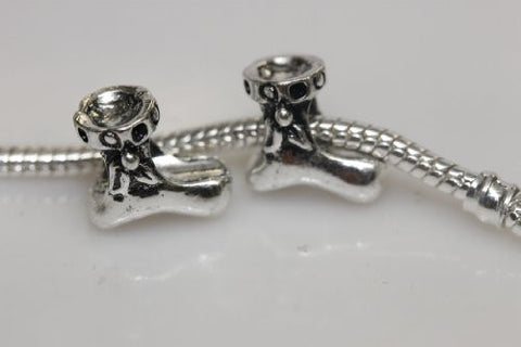 Christmas Stocking Charm European Bead Compatible for Most European Snake Chain Bracelet - Sexy Sparkles Fashion Jewelry - 2