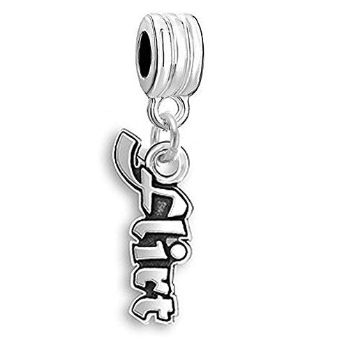 Flirt Dangle Charm Bead Compatible with European Snake Chain Bracelet - Sexy Sparkles Fashion Jewelry