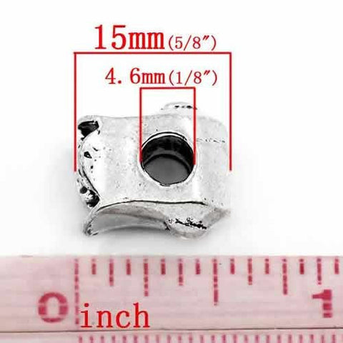 A Rose on Vase with Heart Charm European Bead Compatible for Most European Snake Chain Bracelet - Sexy Sparkles Fashion Jewelry - 3