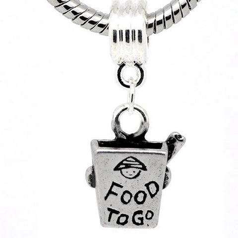 Food to Go Charm Bead Dangle Fits For Snake Chain Charm Bracelet - Sexy Sparkles Fashion Jewelry - 2