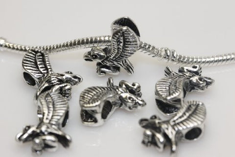 Flying Eagle Charm Spacer European Bead Compatible for Most European Snake Chain Bracelet - Sexy Sparkles Fashion Jewelry - 3