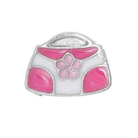 Hand Bag Floating Charms for Glass Locket Pendants and Floating - Sexy Sparkles Fashion Jewelry - 1