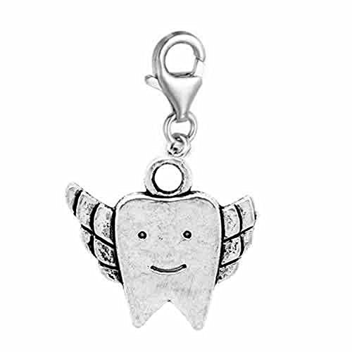 Tooth Fairy Charm Clip on for Bracelet Charm Pendant for European Charm Jewelry - Sexy Sparkles Fashion Jewelry