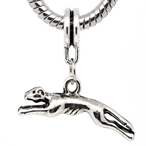 Grey hound Dog Charm for European Snake Chain Charm Bracelet - Sexy Sparkles Fashion Jewelry