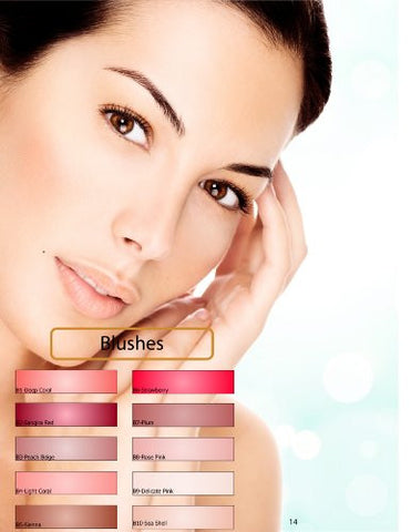 Glam Air Airbrush Blush B1 Delicate Pink Blush Water-based Makeup - Sexy Sparkles Fashion Jewelry - 3