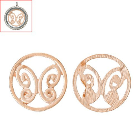Butterly Floating Charms Dish Plate for Glass Locket Pendants and Floating - Sexy Sparkles Fashion Jewelry - 3