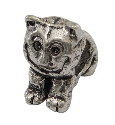 Sitting Cat Charm European Bead Compatible for Most European Snake Chain Bracelet - Sexy Sparkles Fashion Jewelry - 2