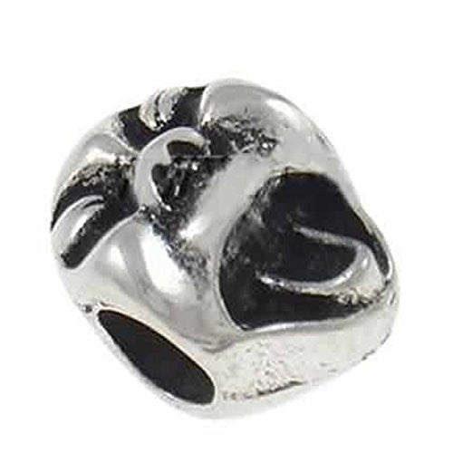 Face Mask Charm European Bead Compatible for Most European Snake Chain Bracelet - Sexy Sparkles Fashion Jewelry - 1