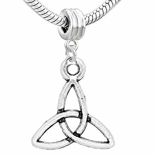 Celtic Knot European Bead Compatible for Most European Snake Chain Bracelet - Sexy Sparkles Fashion Jewelry - 1