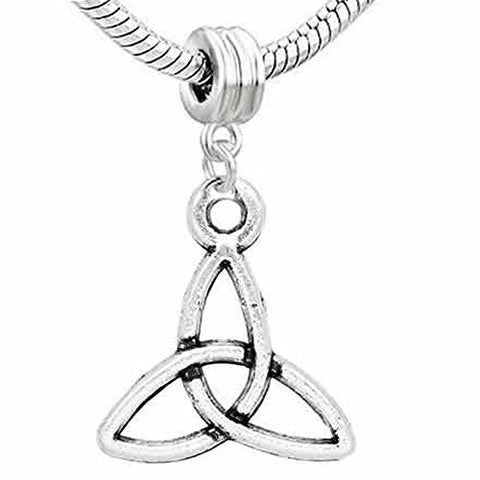 Celtic Knot European Bead Compatible for Most European Snake Chain Bracelet - Sexy Sparkles Fashion Jewelry - 1