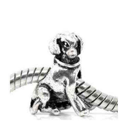 Dog European Bead Compatible for Most European Snake Chain Charm Bracelet - Sexy Sparkles Fashion Jewelry