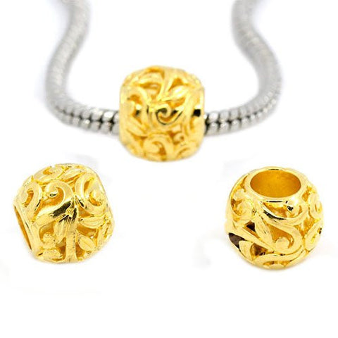 S Design Bead Spacer for Snake Chain Charm Bracelet - Sexy Sparkles Fashion Jewelry - 3