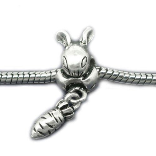 Rabbit Bead Charm Spacer For Snake Chain Charm Bracelet - Sexy Sparkles Fashion Jewelry