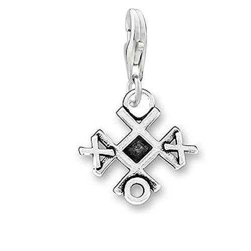 Tic Tac Toe Charm Clip on Pendant Charm for Bracelet or Necklace - Sexy Sparkles Fashion Jewelry