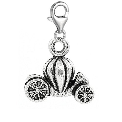 Clip on Pumpkin Car Charm Dangle Pendant for European Clip on Charm Jewelry - Sexy Sparkles Fashion Jewelry