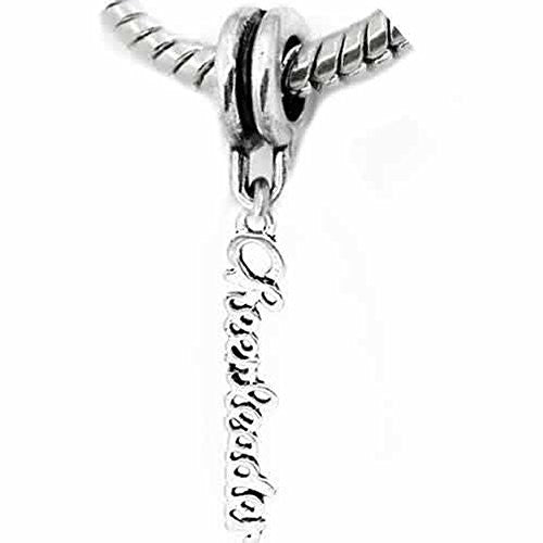 Cheerleader European Bead Compatible for Most European Snake Chain Bracelet - Sexy Sparkles Fashion Jewelry - 1