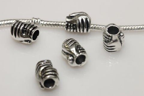 Friendship Love Peace Hand Shake Charm European Bead Compatible for Most European Snake Chain Bracelet - Sexy Sparkles Fashion Jewelry - 3