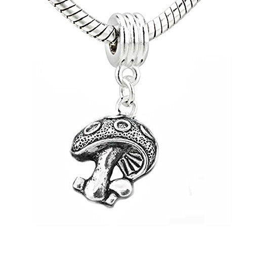 Mushroom European Bead Compatible for Most European Snake Chain Bracelet - Sexy Sparkles Fashion Jewelry