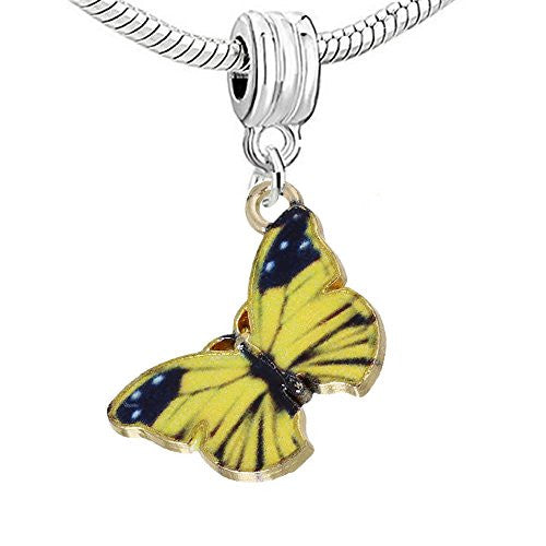 Butterfly Charm Bead for European Snake Chain Charm Bracelet - Sexy Sparkles Fashion Jewelry