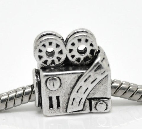 Movie Projector Charm European Bead Compatible for Most European Snake Chain Bracelet - Sexy Sparkles Fashion Jewelry - 2