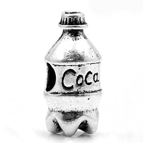 Bottle of Coca Cola European Bead Compatible for Most European Snake Chain Bracelet - Sexy Sparkles Fashion Jewelry - 1