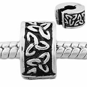 One Clip Lock Stoppers Irish Celtic Knot for Snake Chain Charm Bracelet - Sexy Sparkles Fashion Jewelry - 2