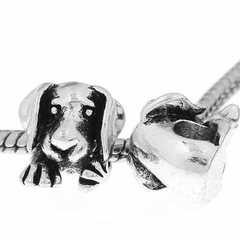 Dog Charm European Bead Compatible for Most European Snake Chain Bracelet - Sexy Sparkles Fashion Jewelry - 4