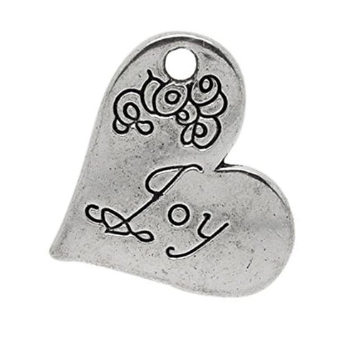Joy Heart Bracelet Necklace Charm Pendant - Sexy Sparkles Fashion Jewelry - 1