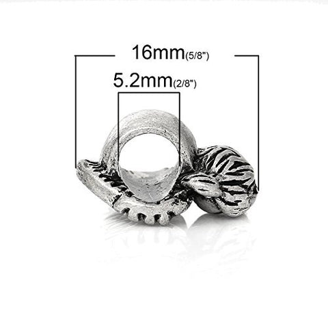 Girl Holding I Love Mom Heart Bead Compatible for Most European Snake Chain Bracelet - Sexy Sparkles Fashion Jewelry - 3