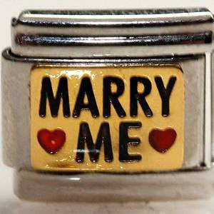 Marry Me Italian Link Bracelet Charm - Sexy Sparkles Fashion Jewelry - 4