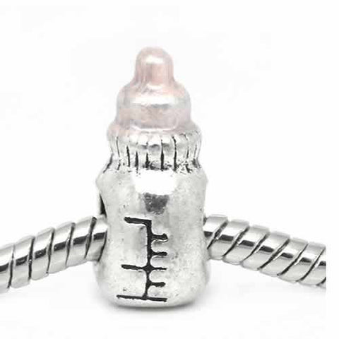 Baby Bottle Charm European Bead Compatible for Most European Snake Chain Bracelet - Sexy Sparkles Fashion Jewelry - 4