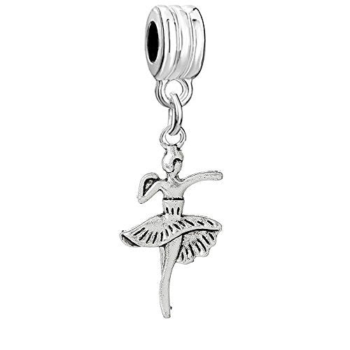 Ballet Girl Ballerina Bead Compatible for Most European Snake Chain Bracelet - Sexy Sparkles Fashion Jewelry