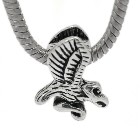 Flying Eagle Charm European Bead Compatible for Most European Snake Chain Bracelet - Sexy Sparkles Fashion Jewelry - 2