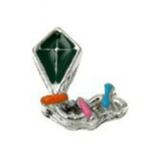 Letter L Kite Floating Charm for Glass Living Memory Locket Pendant - Sexy Sparkles Fashion Jewelry