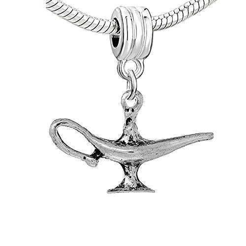 Aladdin Genie Lamp Dangle Charm European Bead Compatible for Most European Snake Chain Bracelet - Sexy Sparkles Fashion Jewelry