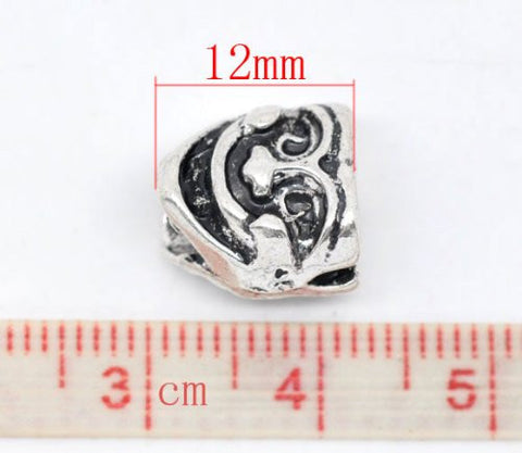 Clown Mask Charm European Bead Compatible for Most European Snake Chain Bracelet - Sexy Sparkles Fashion Jewelry - 3