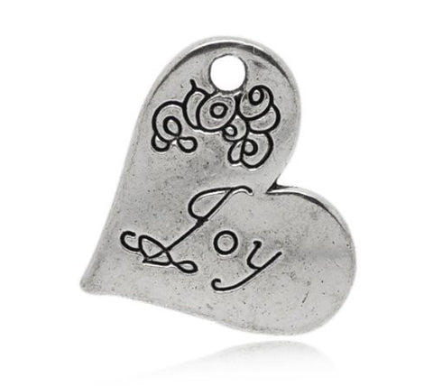 Joy Heart Bracelet Necklace Charm Pendant - Sexy Sparkles Fashion Jewelry - 4