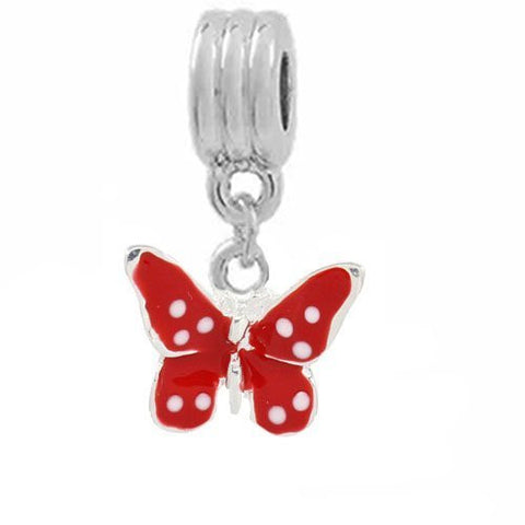 Butterfly European Bead Compatible for Most European Snake Chain Bracelet - Sexy Sparkles Fashion Jewelry - 2