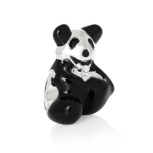 Cuddly Panda Bear Bead Compatible for Most European Snake Chain Bracelet