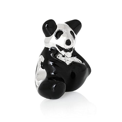 Cuddly Panda Bear Bead Compatible for Most European Snake Chain Bracelet - Sexy Sparkles Fashion Jewelry - 1