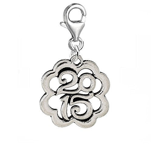 2015 Charm Clip on Pendant for European Charm Jewelry with Lobster Clasp - Sexy Sparkles Fashion Jewelry