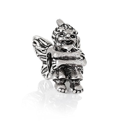 Mourning Angel Bead Compatible for Most European Snake Chain Bracelet - Sexy Sparkles Fashion Jewelry - 1