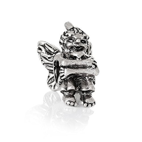 Mourning Angel Bead Compatible for Most European Snake Chain Bracelet - Sexy Sparkles Fashion Jewelry - 1