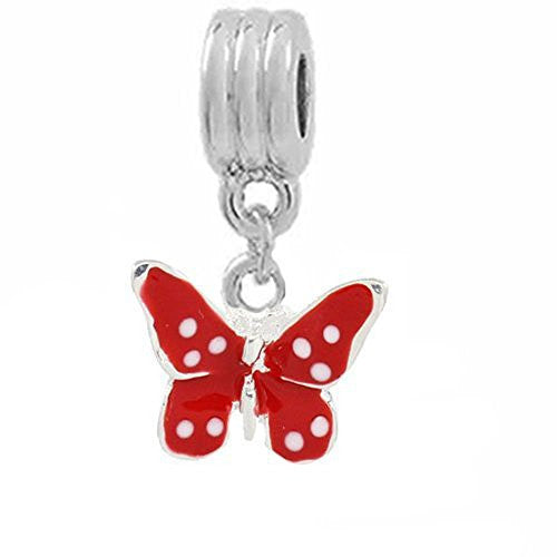 Butterfly European Bead Compatible for Most European Snake Chain Bracelet - Sexy Sparkles Fashion Jewelry - 1