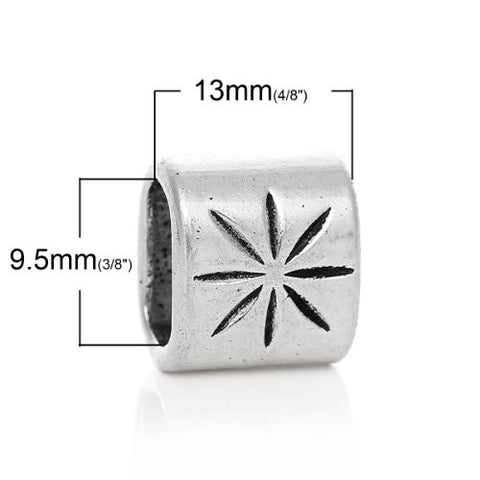 Charm Beads for Leather Bracelet/watch Bands or Wrist Bands (Sunburst) - Sexy Sparkles Fashion Jewelry - 2