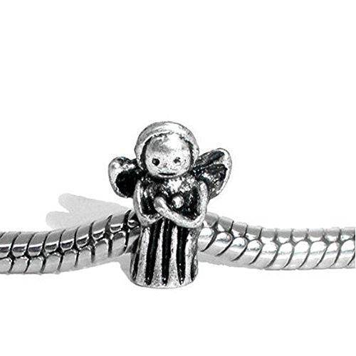 I Am an Angel Bead European Bead Compatible for Most European Snake Chain Charm Bracelet - Sexy Sparkles Fashion Jewelry - 1